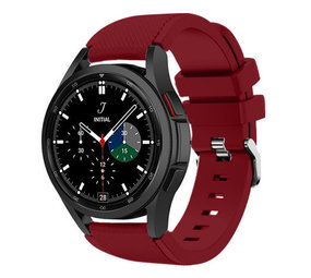 Strap-it Correa silicona Samsung Galaxy Watch 4 Classic 42mm (burdeos)