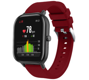 Strap-it Correa silicona Xiaomi Amazfit GTS (burdeos)