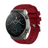 Strap-it Correa silicona Huawei Watch GT 2 Pro (burdeos)