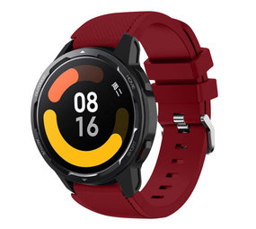 Strap-it Correa silicona Xiaomi Watch S1 (burdeos)