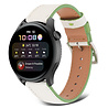 Strap-it Strap-it Correa cuero Huawei Watch 3 (Pro) (blanco-verde) Strap-it Strap-it Correa cuero Huawei Watch 3 (Pro) (blanco-verde)