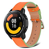Strap-it Strap-it Correa cuero Xiaomi Watch S1 (naranja-verde) Strap-it Strap-it Correa cuero Xiaomi Watch S1 (naranja-verde)