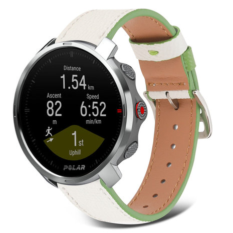 Strap-it Strap-it Correa cuero Polar Grit X (blanco-verde) Strap-it Strap-it Correa cuero Polar Grit X (blanco-verde)