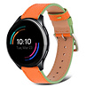 Strap-it Strap-it Correa cuero OnePlus Watch (naranja-verde) Strap-it Strap-it Correa cuero OnePlus Watch (naranja-verde)