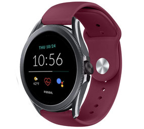 Strap-it Correa deportiva Fossil Gen 5e 44mm (burdeos) Strap-it Correa deportiva Fossil Gen 5e 44mm (burdeos)