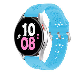Strap-it Correa silicona estampada Samsung Galaxy Watch 5 44mm (azul claro)