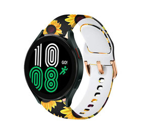 Strap-it Correa Sunny Flower Samsung Galaxy Watch 4 44mm Strap-it Correa Sunny Flower Samsung Galaxy Watch 4 44mm
