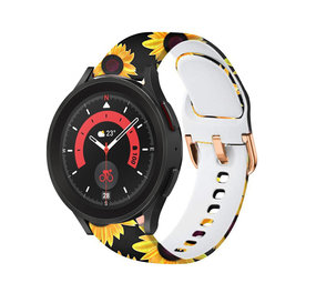 Strap-it Correa Sunny Flower Samsung Galaxy Watch 5 Pro Strap-it Correa Sunny Flower Samsung Galaxy Watch 5 Pro