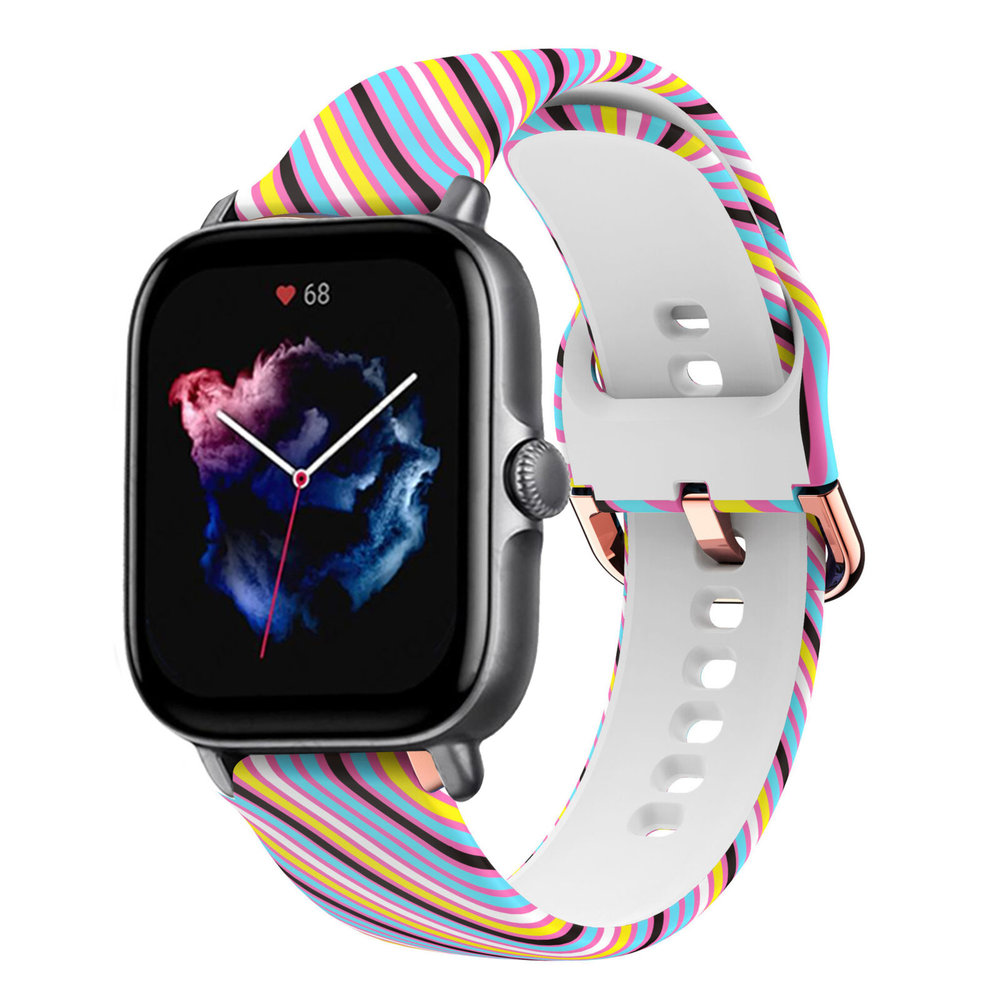 Strap-it Strap-it Correa Silly Stripes Amazfit GTS 3 Strap-it Strap-it Correa Silly Stripes Amazfit GTS 3