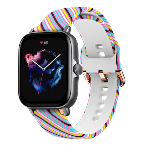 Strap-it Strap-it Correa Silly Stripes Amazfit GTS 3 Strap-it Strap-it Correa Silly Stripes Amazfit GTS 3