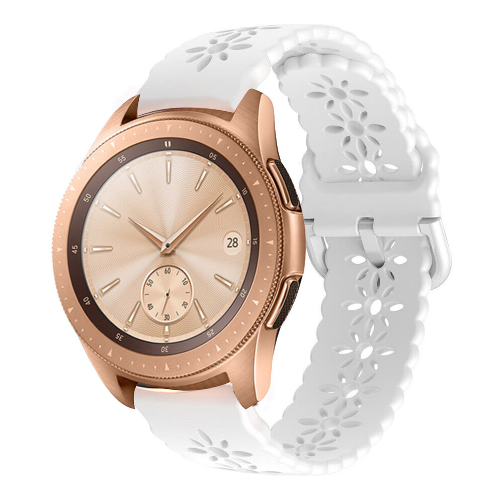 Strap-it Strap-it Correa silicona estampada Samsung Galaxy Watch 42mm (blanco)