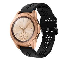 Strap-it Correa silicona estampada Samsung Galaxy Watch 42mm (negro)