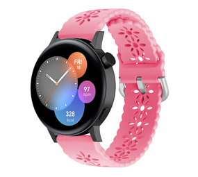 Strap-it Correa silicona estampada Huawei Watch GT 3 42mm (rosa)
