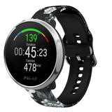 Strap-it Correa Grey Flower Polar Unite Strap-it Correa Grey Flower Polar Unite