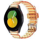 Strap-it Correa cristal Samsung Galaxy Watch 5 40mm (naranja transparente) Strap-it Correa cristal Samsung Galaxy Watch 5 40mm (naranja transparente)