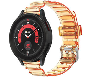 Strap-it Correa cristal Samsung Galaxy Watch 5 Pro (naranja transparente) Strap-it Correa cristal Samsung Galaxy Watch 5 Pro (naranja transparente)