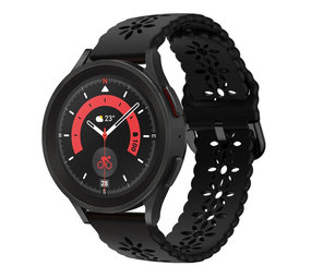 Strap-it Correa silicona estampada Samsung Galaxy Watch 5 Pro (negro)