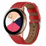 Strap-it Correa cuero Samsung Galaxy Watch Active (roja) Strap-it Correa cuero Samsung Galaxy Watch Active (roja)