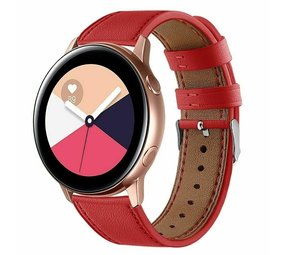 Strap-it Correa cuero Samsung Galaxy Watch Active (roja) Strap-it Correa cuero Samsung Galaxy Watch Active (roja)