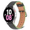 Strap-it Strap-it Correa cuero Samsung Galaxy Watch 5 44mm (negro-verde) Strap-it Strap-it Correa cuero Samsung Galaxy Watch 5 44mm (negro-verde)