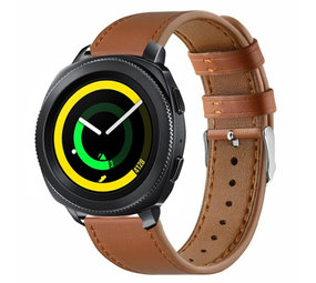 Strap-it Correa cuero Samsung Gear Sport (marrón apretado) Strap-it Correa cuero Samsung Gear Sport (marrón apretado)
