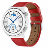 Strap-it Strap-it Correa cuero Huawei Watch GT 3 Pro 43mm (rojo) Strap-it Strap-it Correa cuero Huawei Watch GT 3 Pro 43mm (rojo)