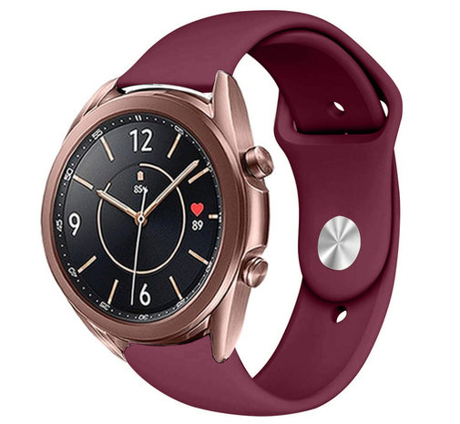 Strap-it Strap-it Correa deportiva Samsung Galaxy Watch 3 41mm (burdeos) Strap-it Strap-it Correa deportiva Samsung Galaxy Watch 3 41mm (burdeos)