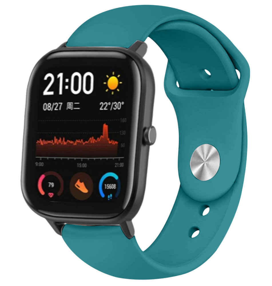 Strap-it Strap-it Correa deportiva Xiaomi Amazfit GTS (verde-azul) Strap-it Strap-it Correa deportiva Xiaomi Amazfit GTS (verde-azul)