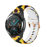 Strap-it Correa Sunny Flower Huawei Watch GT 2 42mm Strap-it Correa Sunny Flower Huawei Watch GT 2 42mm
