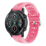 Strap-it Correa silicona estampada Honor Magic Watch 2 42mm (rosa brillante)