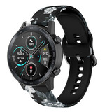 Strap-it Correa Grey Flower Honor Magic Watch 2 42mm Strap-it Correa Grey Flower Honor Magic Watch 2 42mm