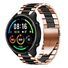 Strap-it Strap-it Correa acero Xiaomi Mi Watch (oro rosa/negro) Strap-it Strap-it Correa acero Xiaomi Mi Watch (oro rosa/negro)