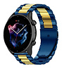 Strap-it Strap-it Correa acero Amazfit GTR 3 (Pro) (azul/dorado) Strap-it Strap-it Correa acero Amazfit GTR 3 (Pro) (azul/dorado)
