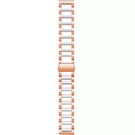 Strap-it Strap-it Correa acero Huawei Watch GT 3 Pro 46mm (oro rosa/blanco) Strap-it Strap-it Correa acero Huawei Watch GT 3 Pro 46mm (oro rosa/blanco)