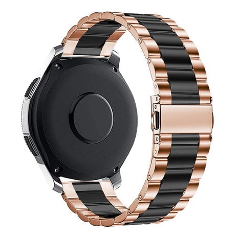 Strap-it Strap-it Correa acero Xiaomi Amazfit GTS (oro rosa/negro) Strap-it Strap-it Correa acero Xiaomi Amazfit GTS (oro rosa/negro)
