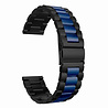Strap-it Strap-it Correa acero Samsung Galaxy Watch Active (negro/azul) Strap-it Strap-it Correa acero Samsung Galaxy Watch Active (negro/azul)