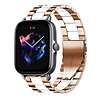 Strap-it Strap-it Correa acero Amazfit GTS 3 (oro rosa/blanco) Strap-it Strap-it Correa acero Amazfit GTS 3 (oro rosa/blanco)
