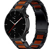 Strap-it Strap-it Correa madera/acero Amazfit GTR 2 (negro) Strap-it Strap-it Correa madera/acero Amazfit GTR 2 (negro)