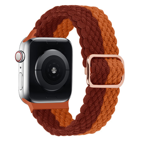 Strap-it Strap-it Correa ajustable nylon tejido Apple Watch (mezcla marrón) Strap-it Strap-it Correa ajustable nylon tejido Apple Watch (mezcla marrón)