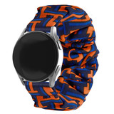 Strap-it Correa Scrunchie Samsung Galaxy Watch 3 41mm (negro/naranja/azul) Strap-it Correa Scrunchie Samsung Galaxy Watch 3 41mm (negro/naranja/azul)