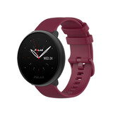Strap-it Correa silicona lujo Polar Ignite 3 (rojo oscuro)