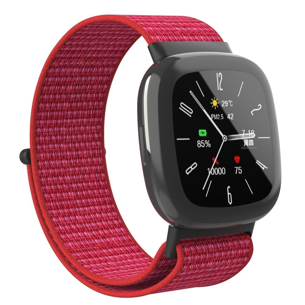 Strap-it Strap-it Correa nylon Fitbit Versa 4 (roja) Strap-it Strap-it Correa nylon Fitbit Versa 4 (roja)