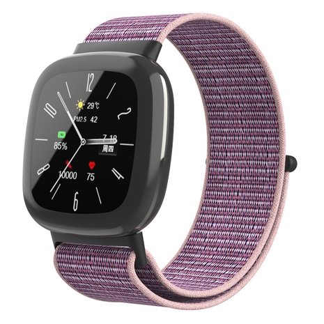 Strap-it Strap-it Correa nylon Fitbit Sense 2 (rosa/morado) Strap-it Strap-it Correa nylon Fitbit Sense 2 (rosa/morado)