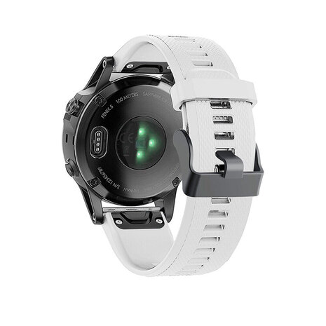 Strap-it Strap-it Correa silicona Garmin Fenix 5/6 (blanco)