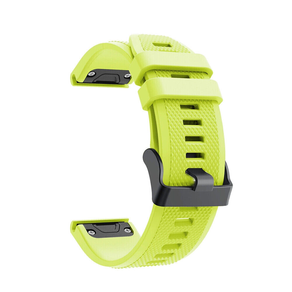 Correa silicona Garmin Fenix 5/6 (verde claro) 