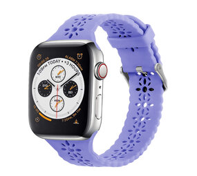 Strap-it Correa silicona estampado Apple Watch (lila)