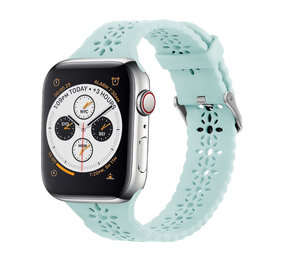 Strap-it Correa silicona estampado Apple Watch (océano verde)