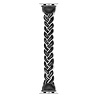 Strap-it Strap-it Correa nylon trenzado Apple Watch (negro/blanco) Strap-it Strap-it Correa nylon trenzado Apple Watch (negro/blanco)