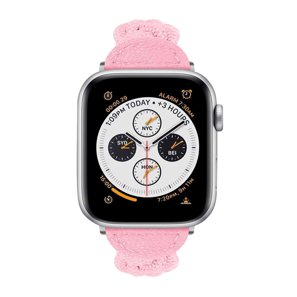 Strap-it Strap-it Correa nylon trenzado Apple Watch (rosa) Strap-it Strap-it Correa nylon trenzado Apple Watch (rosa)