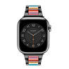 Strap-it Strap-it Correa resina-acero Apple Watch (negro/arcoíris) Strap-it Strap-it Correa resina-acero Apple Watch (negro/arcoíris)